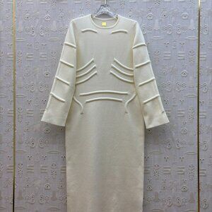 Schiaparelli round neck knit dress